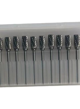 圆鸟钨钢双齿刃合金磨头硬质合金旋转锉风磨头不锈钢磨3*6A6F6M6