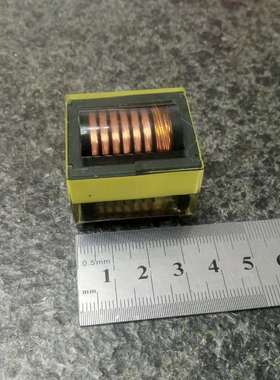 EC283c4PC40开气息磁芯包11mm卧式6+1槽树脂灌封变压器逆变高压包