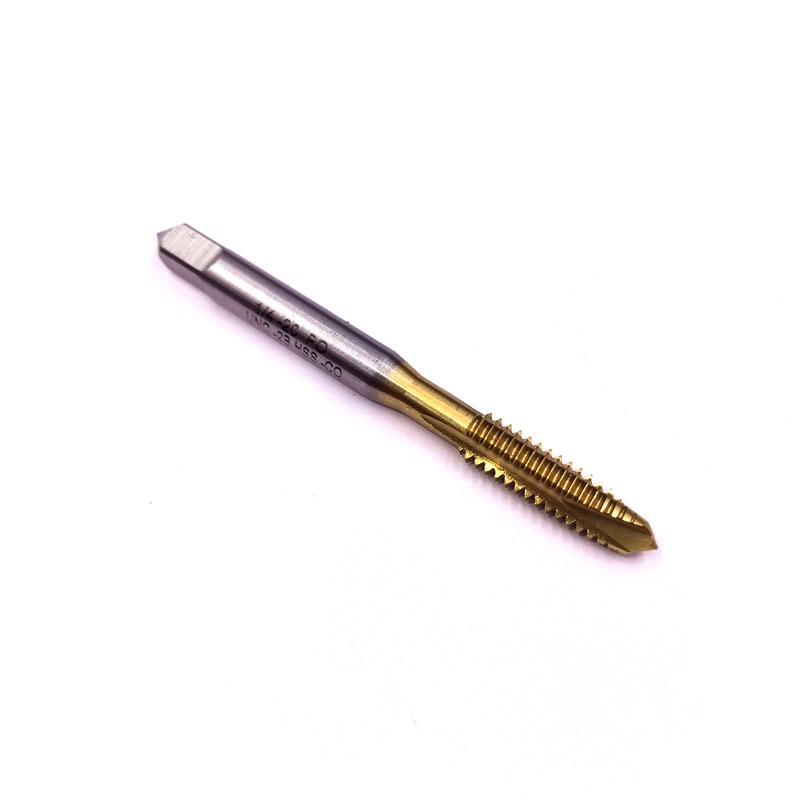 美制高钴镀钛先端丝锥不锈钢UNC/UNF 2B全磨制机用丝攻1/43/8