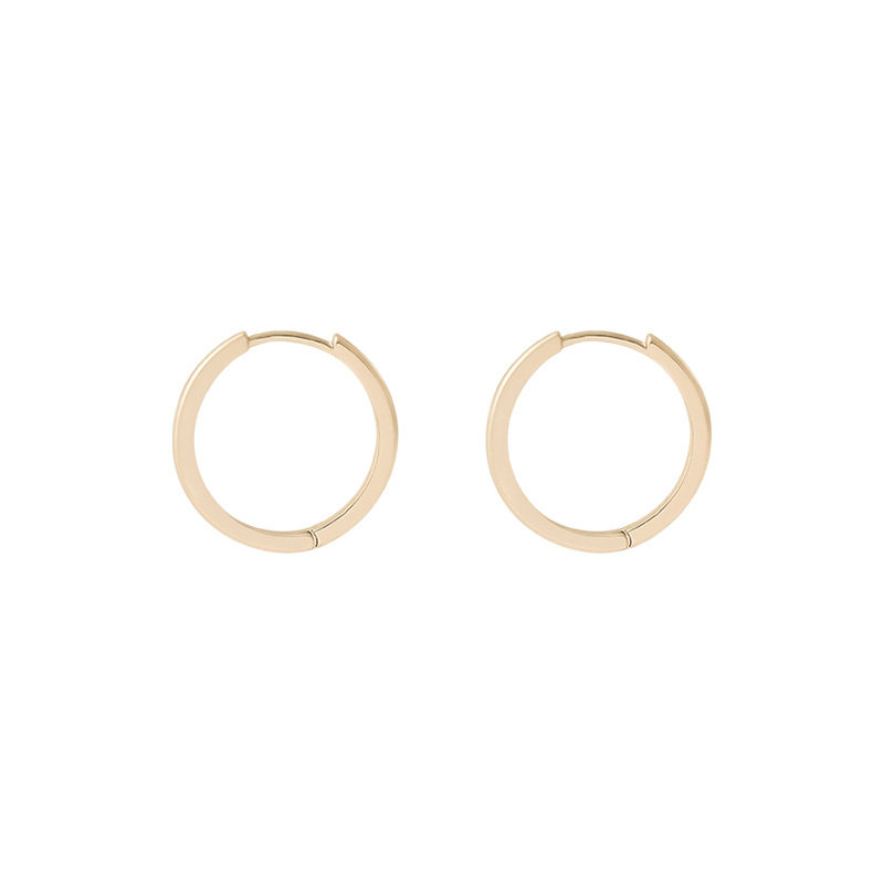 极速素圈耳环f女银圈圈耳扣简约百搭耳饰品气质2023年新款潮