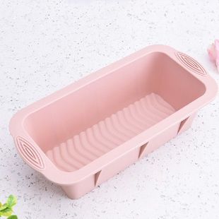 极速1pcs Silicone Cheerse Plate Square Cake Mould Rectangula
