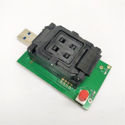 极速eMCP221i转USB3.0测试座 BGA221烧录座子 高速读写字库 适配