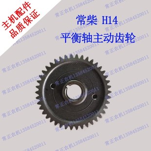 极速品农机配件常柴H14单缸水冷柴油机平衡轴主动齿Y轮 从动齿轮