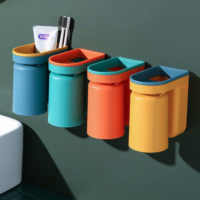 极速家居卫生间用品用具家用大全洗漱台牙刷O牙膏收纳置物架浴室