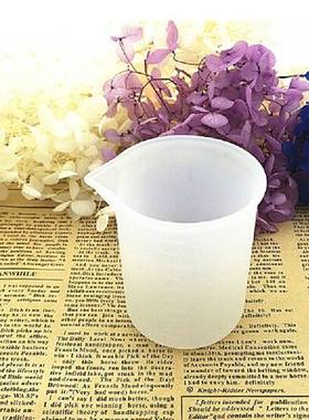 极速White Silicone Meassuring Cup Resin Silicone Mould Handm