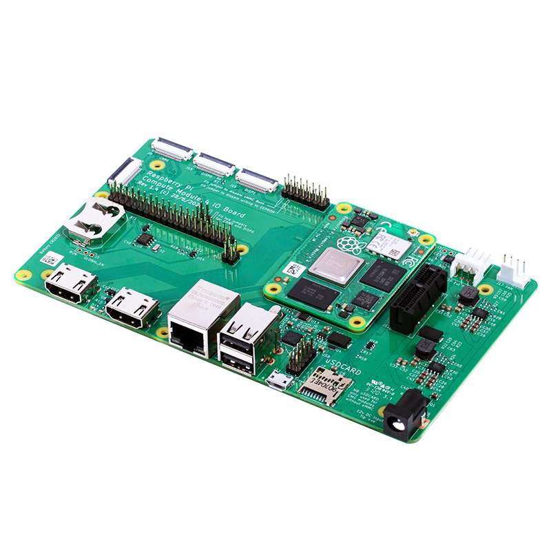 极速树莓派计算模块Compute moduyle 4 IO Board CM4核心板底板 I