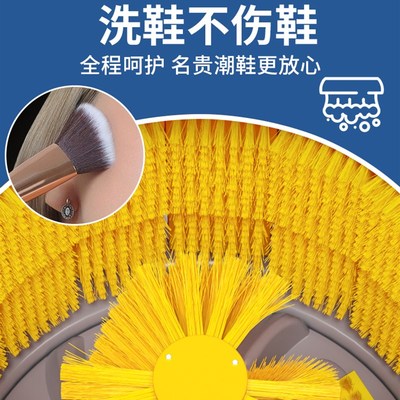 极速销洗鞋机全自动家用小型烘干A洗脱一体滚筒刷鞋机洗鞋神器专