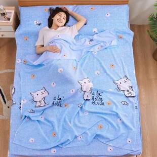 极速水洗棉可拆分旅行p隔脏睡袋轻柔宾馆防脏床单便携酒店隔脏被