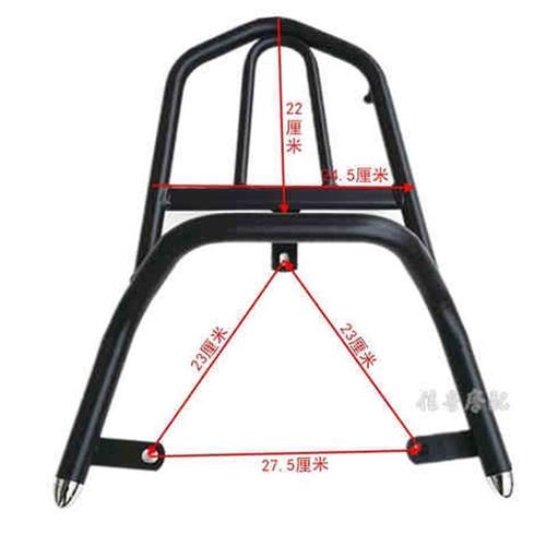 极速电动车摩托车鬼火一代二代后尾架电J动车尾箱架战速货架鬼火