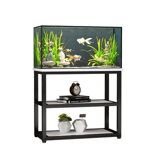 速发鱼缸架子鱼缸柜鱼缸桌龟缸架鱼缸底座金属钢架超强承重多层鱼