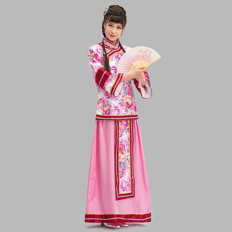 新品女士古装唐朝l汉服贵妃服装婚服仙女装美公主演出服魏晋古代