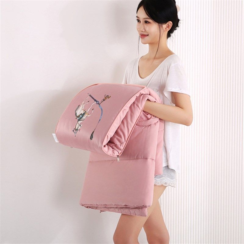 速发60支全棉抱枕被子两用纯棉折叠靠枕办公室沙发靠背垫空调被床,居家布艺,抱枕被,淘宝优惠券,粉丝福利购,淘宝优惠卷