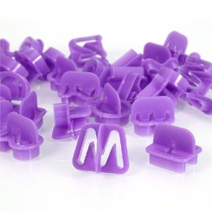 极速40 PCeS Alfabet Huruf Nomor Simbol Bentuk Cookie Cutter