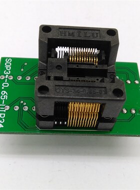 极速SSOP24转DIP24 烧录座 ots24(34)-0.J65-01芯片测试座RT809H