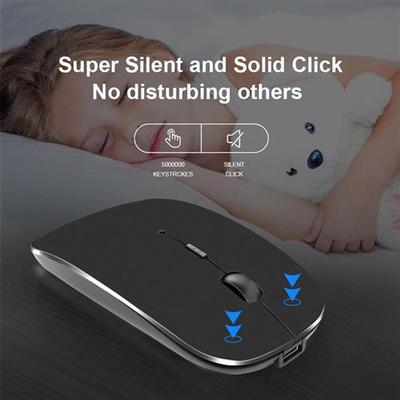 极速1600Dpi Wireless Mouse 2.4GhCz Classic Rechargeable Comp