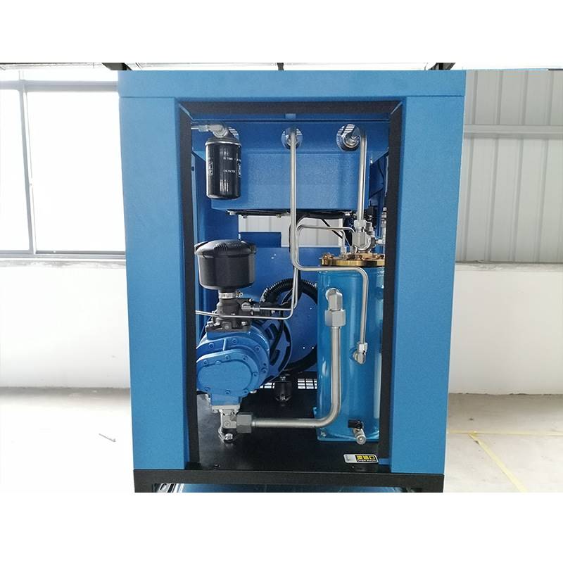 极速永磁变频螺杆式空压机无油z二级压缩高压防爆空气压缩机小型