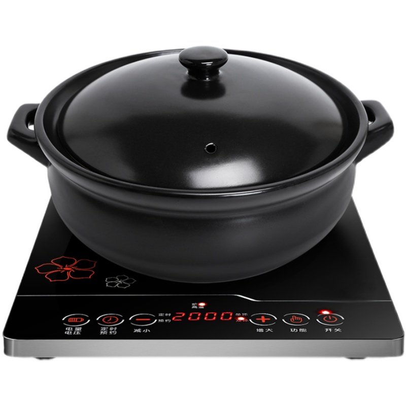 极速电磁炉砂锅陶瓷炖锅酒店专用酸菜鱼瓦罐火锅煲汤明Z火商用大