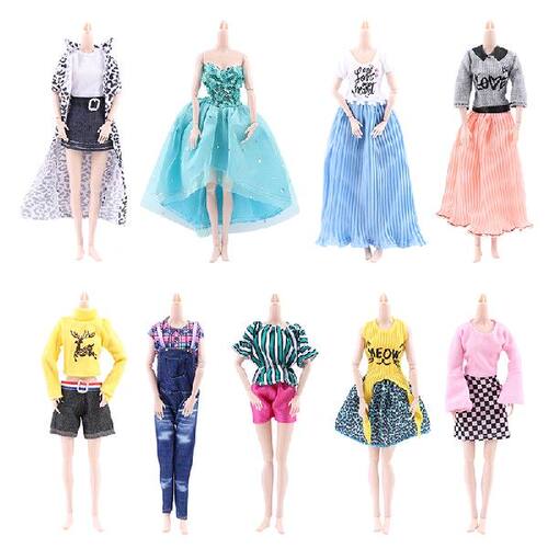 极速30cm Doll Clothes Handmxade Fashion Suit Outfit Daily Ca