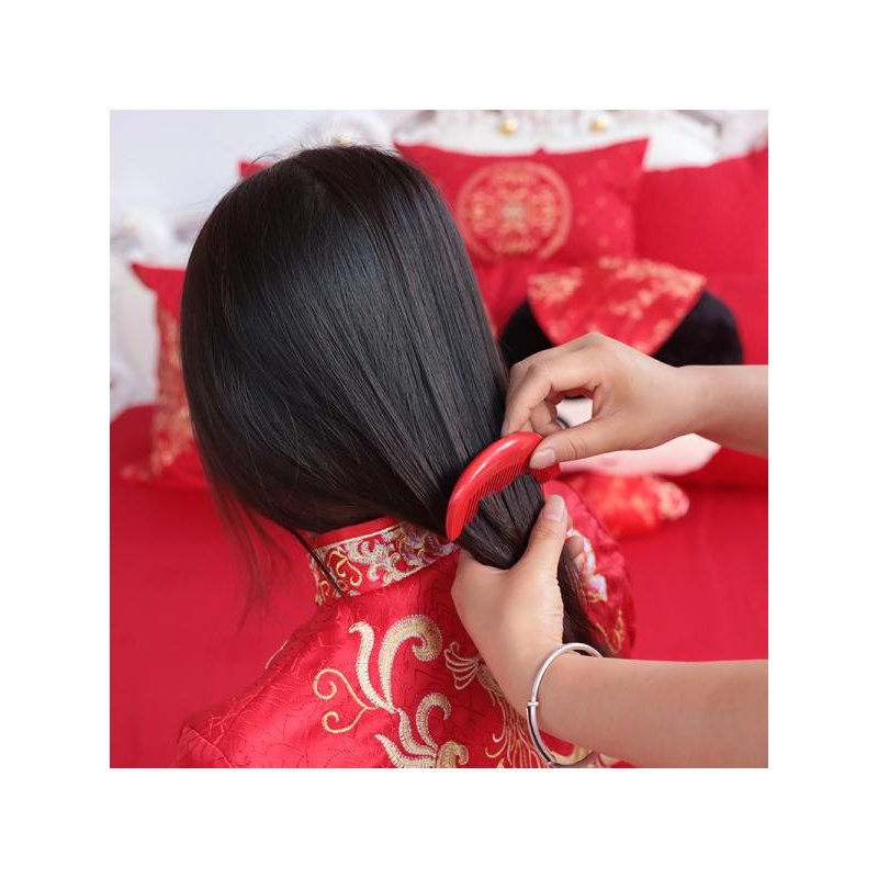 极速结婚婚礼出嫁梳子一对镜子女C方娘家陪嫁用品大全新婚新娘嫁