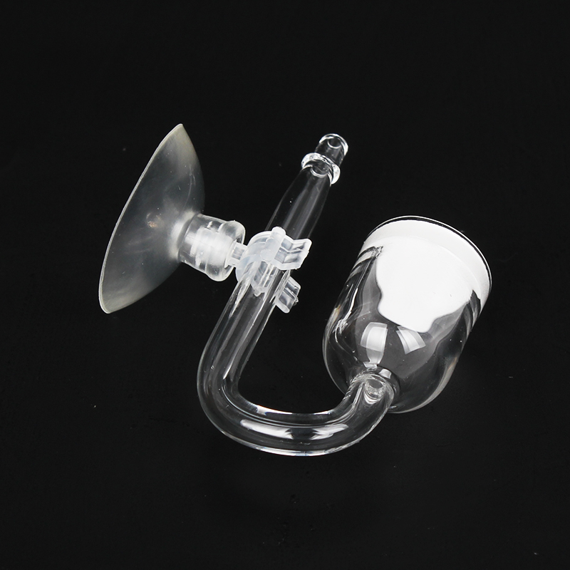 极速玻璃二氧化碳细化器 CO2扩A散器扩散桶雾化器水草缸溶解器陶