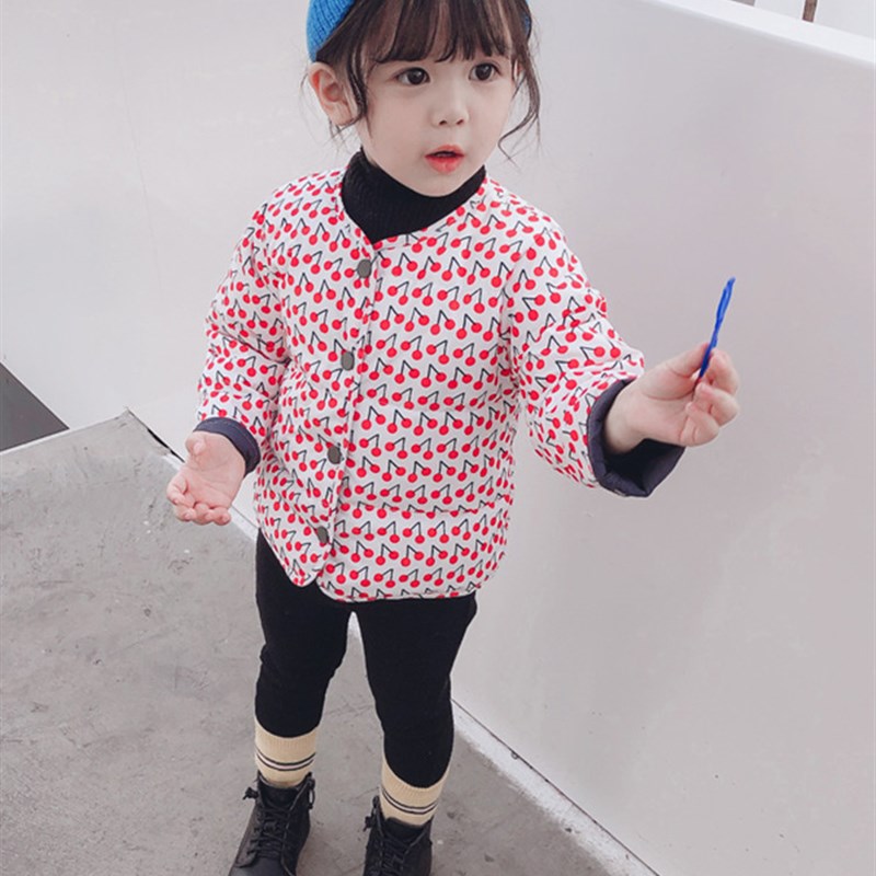 极速公主a宝宝棉衣外套女童冬装洋气新款年棉袄韩版女冬季棉服小