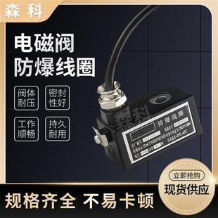 DC24V AC220V防水线圈矿用 0i8电磁阀防爆线圈4V310 极速4V210