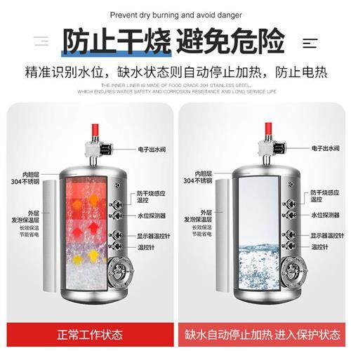 极速不锈钢饮水机工厂r学校商用恒温直饮机过滤净水开水器一开一