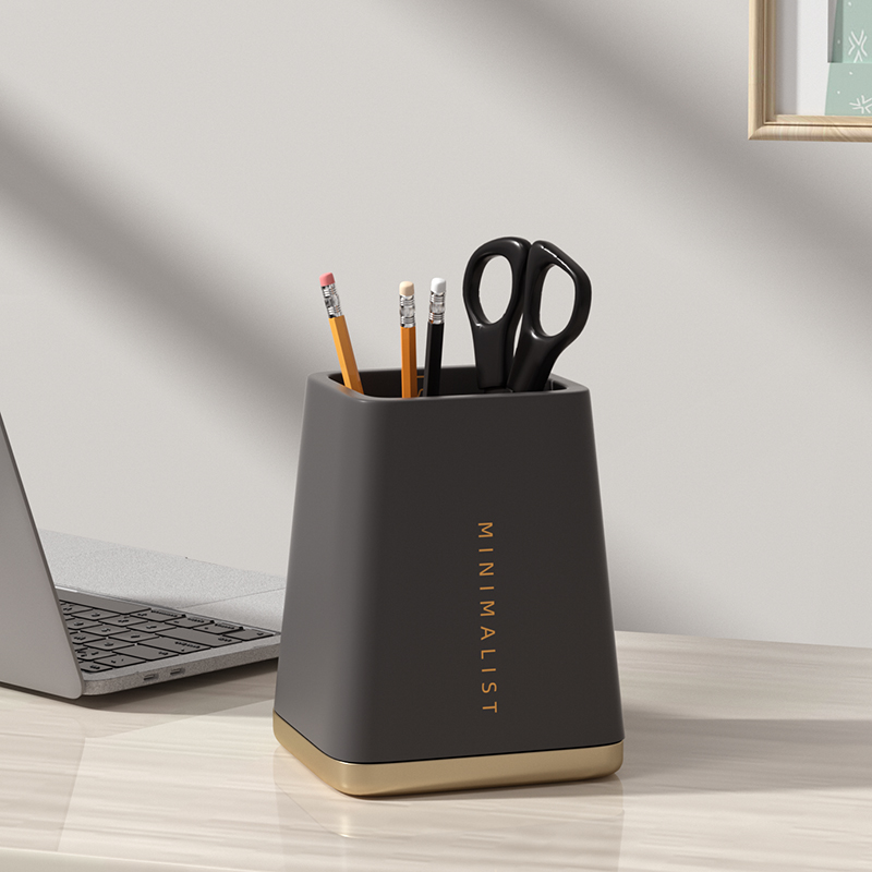 极速北欧笔架收纳笔筒学生t办公室桌面笔桶收纳盒时尚多功能笔座