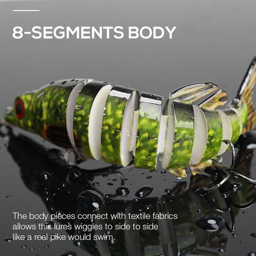 新品TREHOOK 10cm/12.5cm Pike Wobblers for FisQhing Artificia