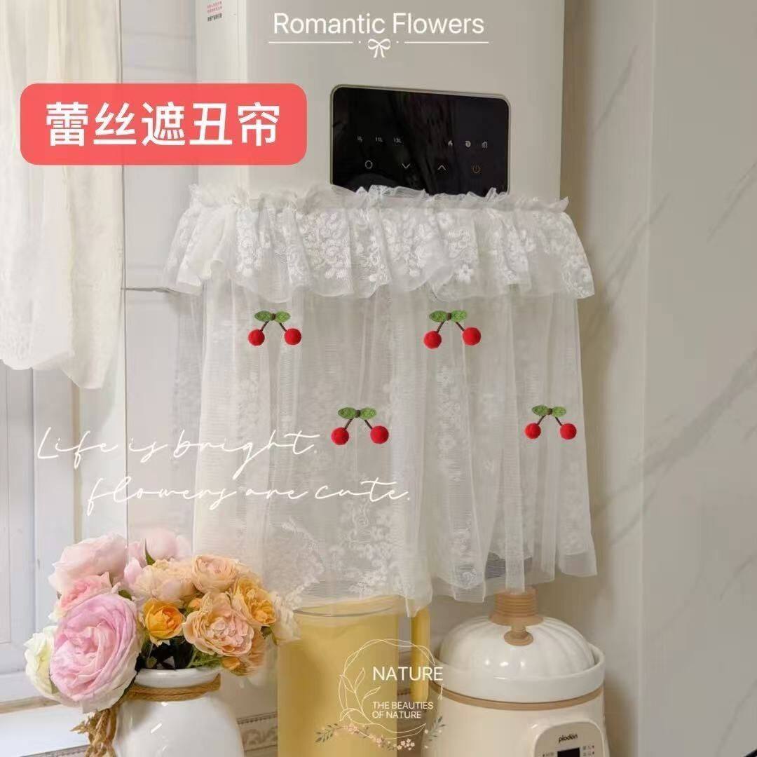 免打孔魔术贴粘贴装饰柜燃气热水器专用遮丑罩厨房遮挡美化罩子