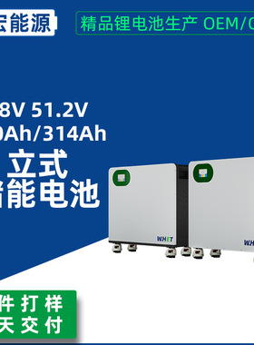 51.2V314Ah家庭储能电池矮款立式家用储能电池16.07kwh落地式储能