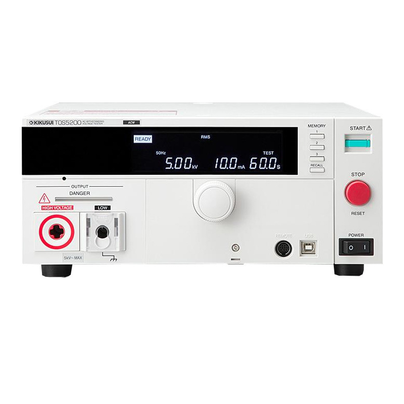 日本菊水KIKUSUI TOS5200 AC耐电压测试仪击穿电流高达100mA