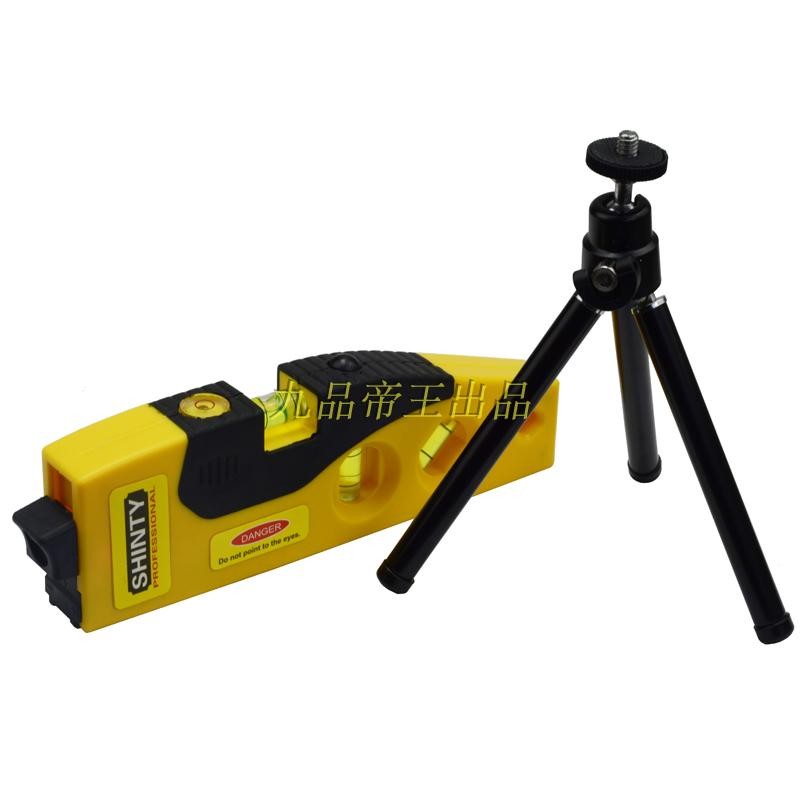正品 十字线红外激光水平仪 水平尺两线打线器 迷你水平仪 含支架