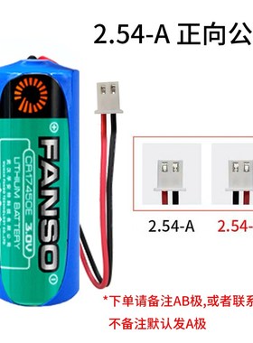 孚安特锂锰电池CR17450E 3V智能水表仪表PLC发那科工控设备电池组