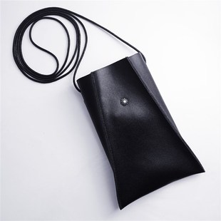 真皮剪刀包 高端发型师斜挎专用腰包美发时尚网红剪发包日本工具