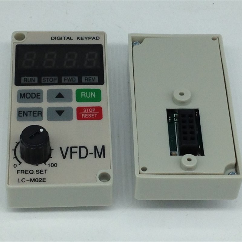 台达变频器面板VFD-M系列通用面板LC-M0M2E,可外引拆除远程控制