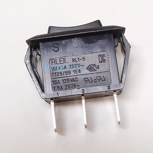 5三脚三档不复位翘板开关T125 1E4 RLEIL船型开关RL1 台湾原装