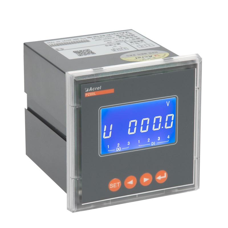 安科瑞PZ80L-E4/KC交流三相电流电压电能表PZ80-AI/AV3开孔76*76