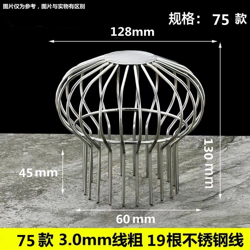 不锈钢阳台地漏天台110PVC过滤网花园树叶防堵罩75管道户外排水口,个性定制/设计服务/DIY,明信片定制,淘宝优惠券,粉丝福利购,淘宝优惠卷