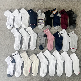 外贸库存袜子10双16.8元 毛巾底中筒厚实面料运动保暖休闲袜子 男士