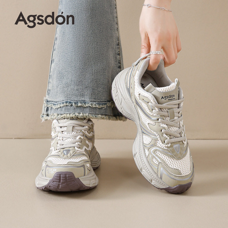 奥古狮登老爹鞋女款2026新款春季厚底舒适轻便休闲鞋巨好看运动鞋