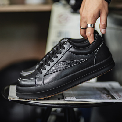 MRA暗黑版痞帅厚底男士板鞋