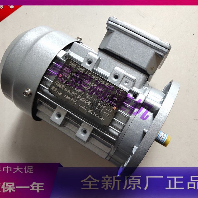 三相异步电动机 GS6324 180W GS8024 GS7112 V立卧两用法兰安装