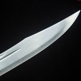 锻打刀剑手工锻打l高锰钢一体牛尾战刀双手清腰刀绣春刀未开刃