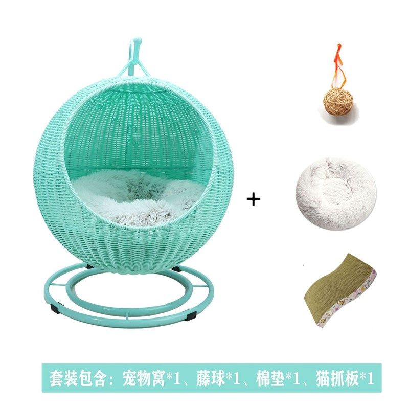 猫窝冬季藤编猫咪猫屋别墅可拆洗家用宠物用品猫笼狗.窝猫床保暖,宠物/宠物食品及用品,猫笼子/猫别墅,淘宝优惠券,粉丝福利购,淘宝优惠卷