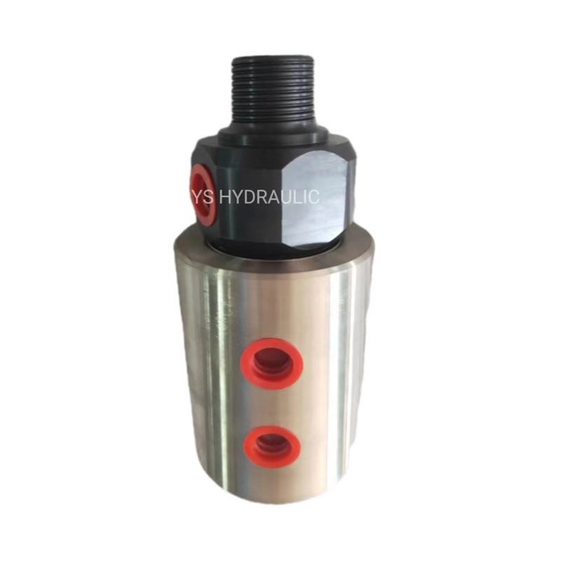 液压旋转接头分条机收放巻机螺纹式旋转油H缸4分6分1寸1.2旋转接