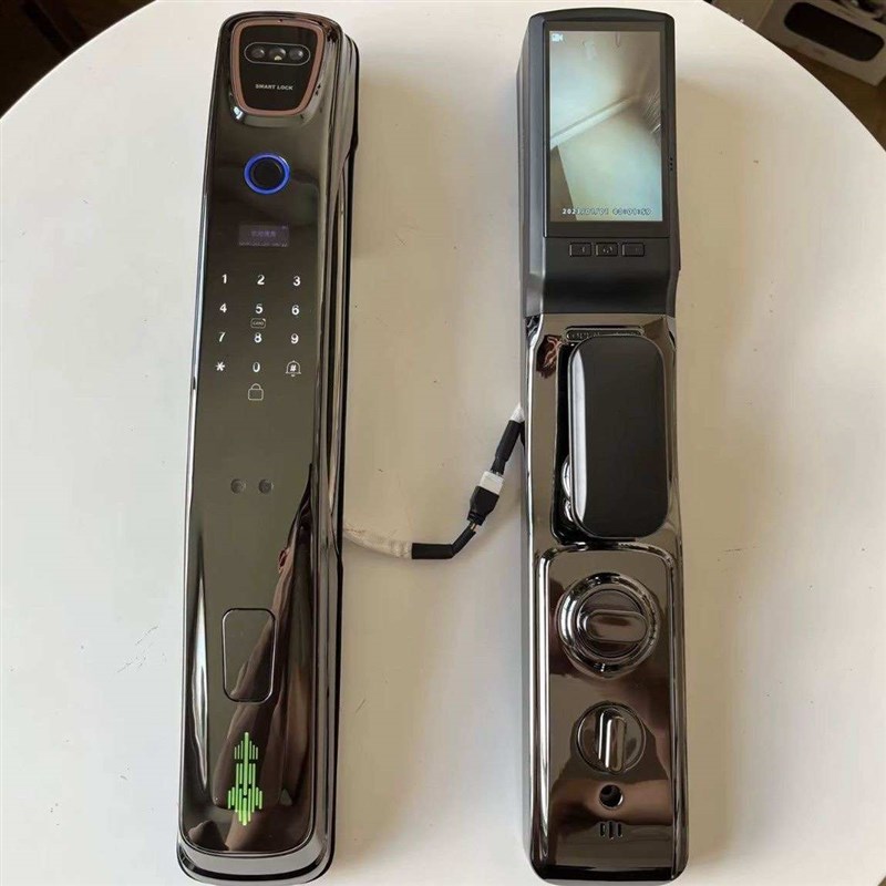 东方欧铂P10全自l动指纹锁家用防盗门通用智能锁密码锁入户门电子