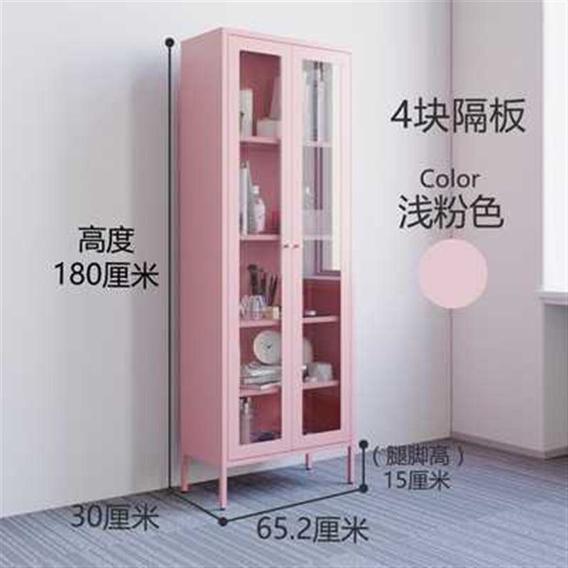 玻璃书柜带柜门展示柜可调节多z层收纳储存柜靠墙置物架钢制铁艺,农机/农具/农膜,割灌机/割草机/油锯,淘宝优惠券,粉丝福利购,淘宝优惠卷