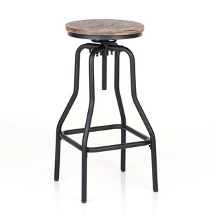 Industrial Morden StylDe Height Swivel Bar Adjustable Stool