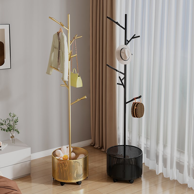 衣架落地高级晾衣l架主卧室可移动挂衣架K家用置物架立式小型衣帽